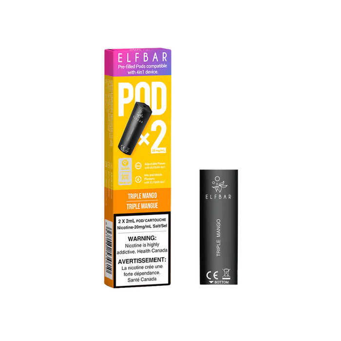 ELFBAR 4in1 Pods 2 Pack THE MOUNT SMOKE SHOP ELFBAR 4in1 Pods 2 Pack THE MOUNT SMOKE SHOP