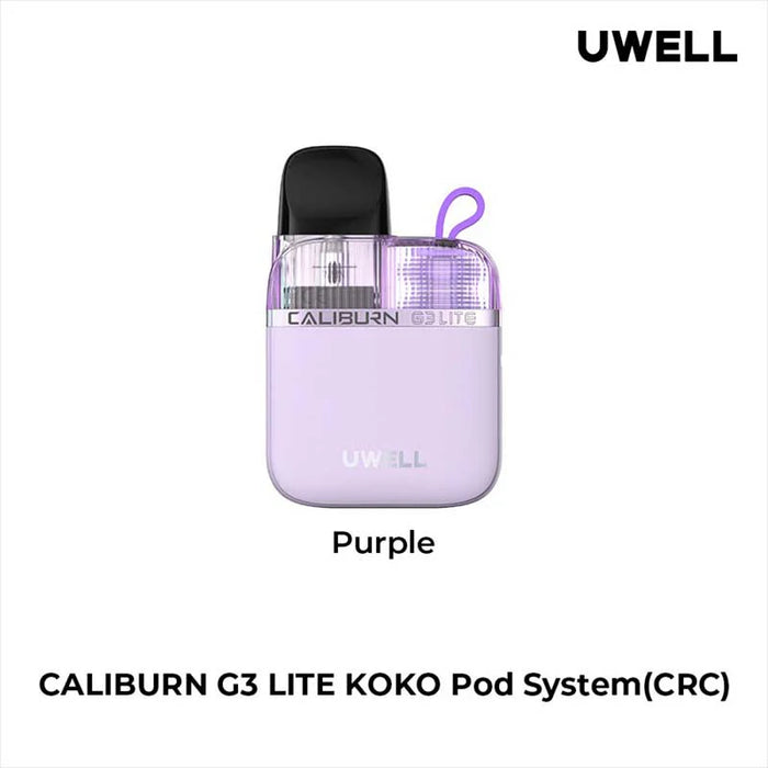 Uwell Caliburn G3 Lite KOKO Pod Kit THE MOUNT SMOKE SHOP Uwell Caliburn G3 Lite KOKO Pod Kit THE MOUNT SMOKE SHOP