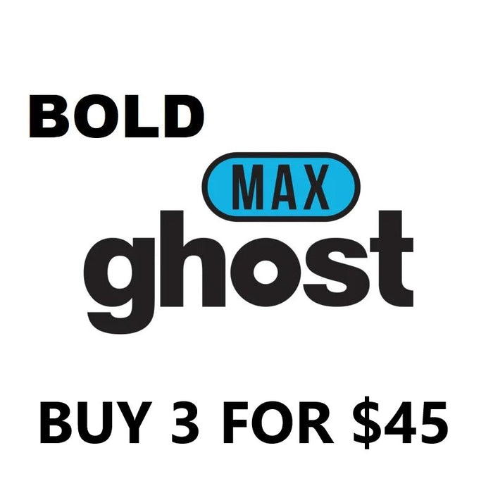 Ghost Max BOLD Disposable (3 for $45)