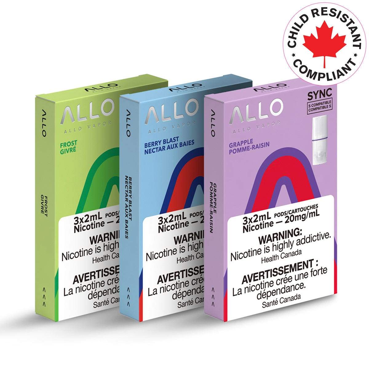 Allo Sync Pod Pack 3/PK (Buy 5 Get 1 Free)